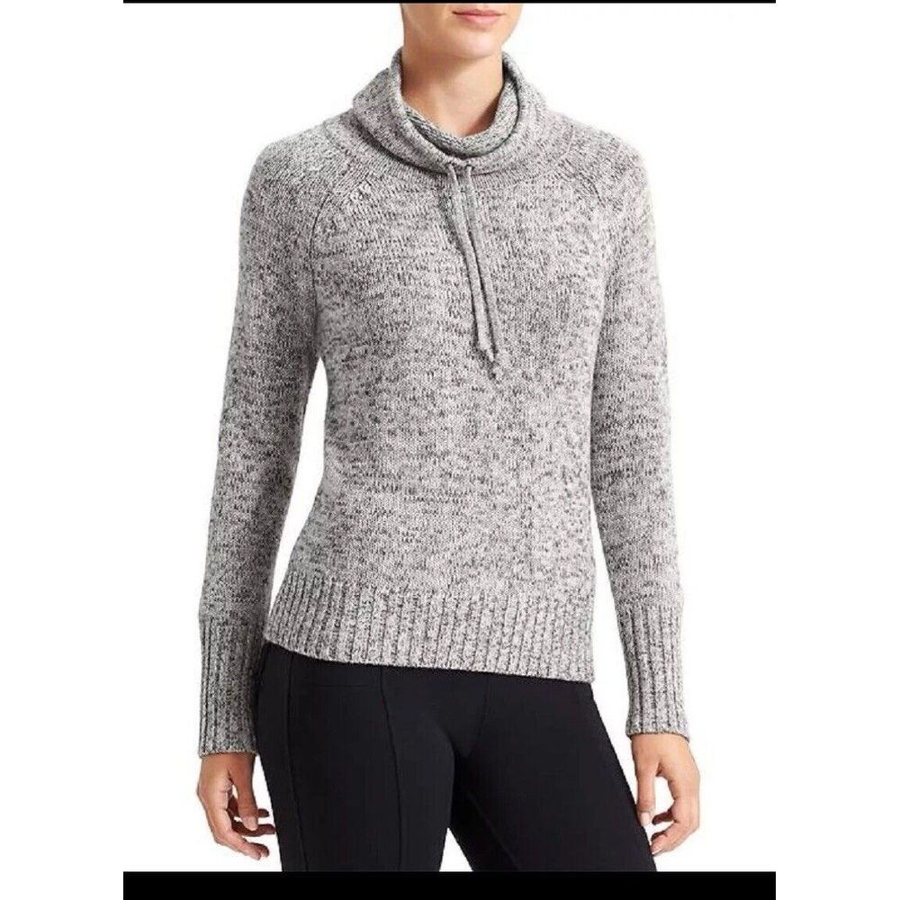 Athleta Traverse City Merino Wool Sweater,Grey Heather‎ Marl SIZE M #102663